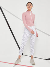 Contrast Zip Detail Long Sleeves Crop Active Jacket FD